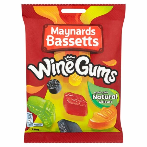 Maynards Bassetts Wine Gums 190g
