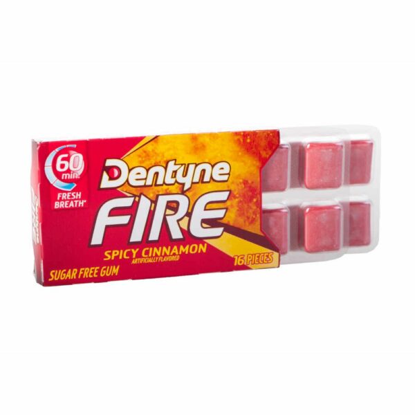 Dentyne Gum Fire Spicy Cinnamon 16Pce Dentyne Gum Fire Spicy Cinnamon 16Pce