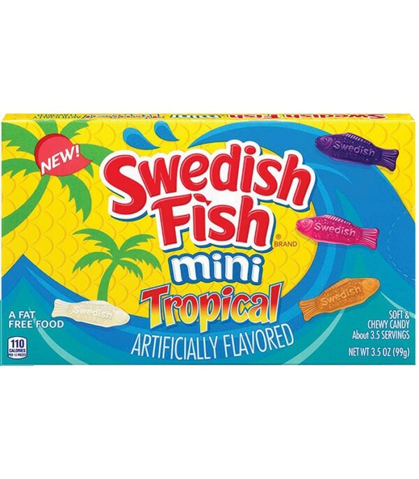Swedish Fish Mini Tropical 99g Swedish Fish Mini Tropical 99g
