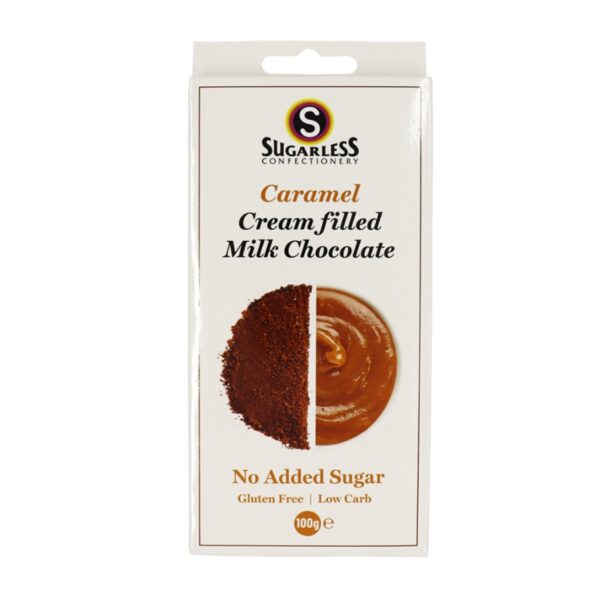 Sugarless Chocolate Milk Caramel Cream 100g