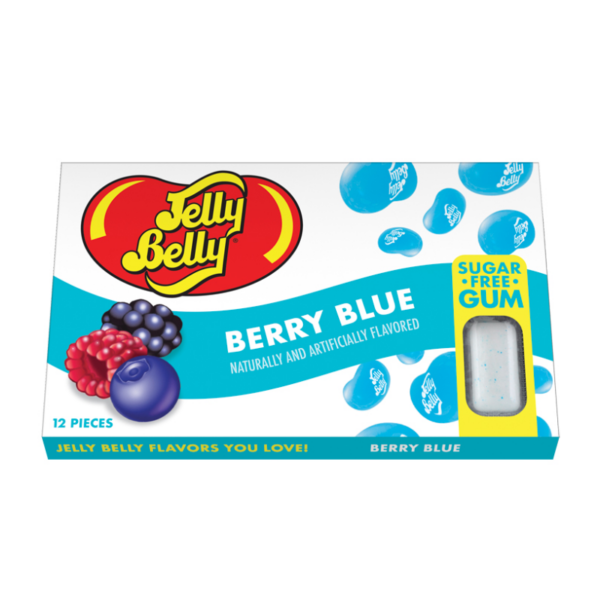Jelly Belly Gum Berry Blue 12pk 15g Jelly Belly Gum Berry Blue 12pk 15g
