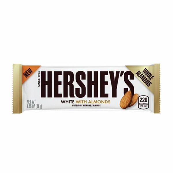 Hershey's White Chocolate Almond Bar 41g