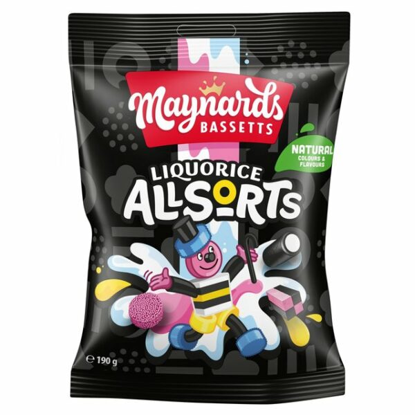 Maynards Bassetts Liquorice Allsorts 190g