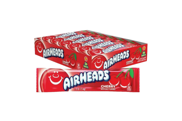 Airheads Bar Cherry 15.6g (Each) Airheads Bar Cherry 15.6g (Each)