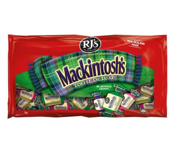 RJ's Mackintosh's Toffee De Luxe 1kg RJ's Mackintosh's Toffee De Luxe 1kg