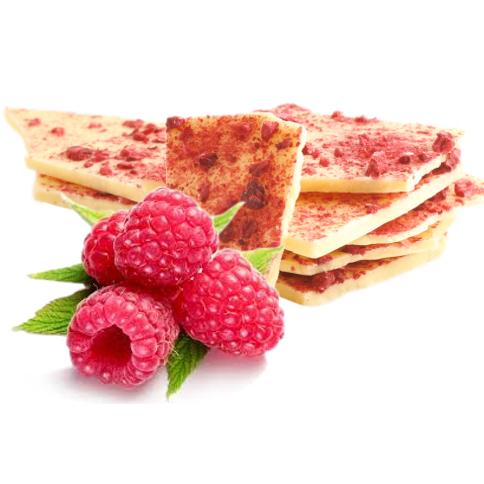 Poppy Chocolate Raspberry Poppy's Rasperry White chocolate Bark 100g - Wicked Sweets & Lollies