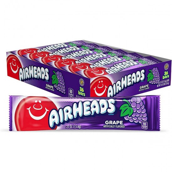 Airheads Bar Grape 15.6g (Each) Airheads Bar Grape 15.6g (Each)