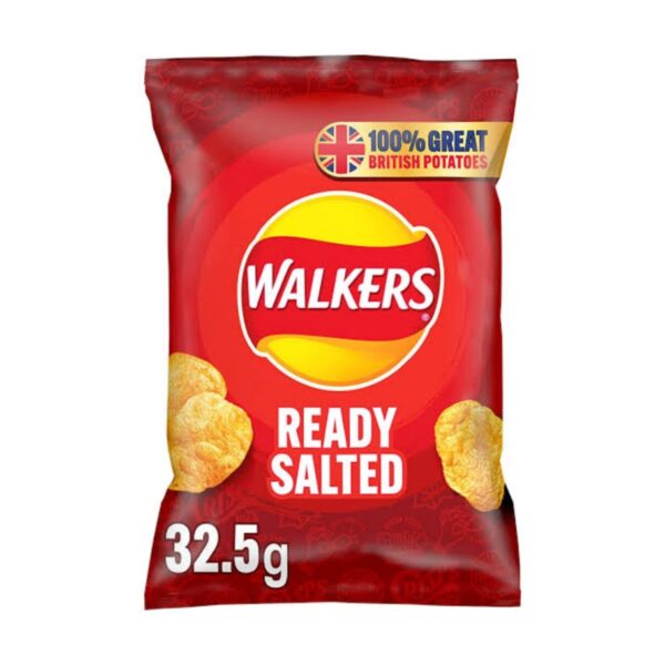 Walkers Crisps Ready Salted 32.5g Walkers Crisps Ready Salted 32.5g