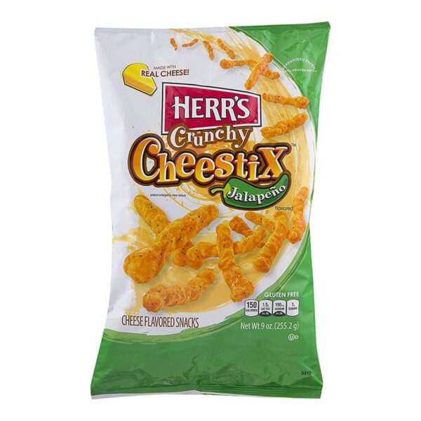 Herr's Crunchy Cheestix Jalapeno 255g Herr's Crunchy Cheestix Jalapeno 255g