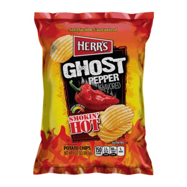 Herr's Potato Chips Ghost Pepper 170g