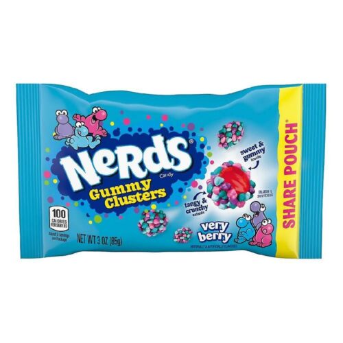 Nerds Gummy Clusters Very Berry 85g Nerds Gummy Clusters Very Berry 85g