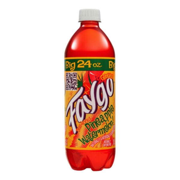 Faygo Pineapple Watermelon Bottle 680ml (Each)