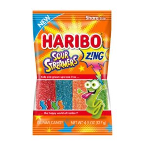 Dorval Sour Power Straws Cotton Candy 50g