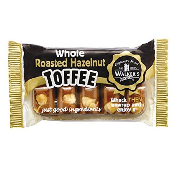 Walker's Roasted Hazelnut Toffee 100g