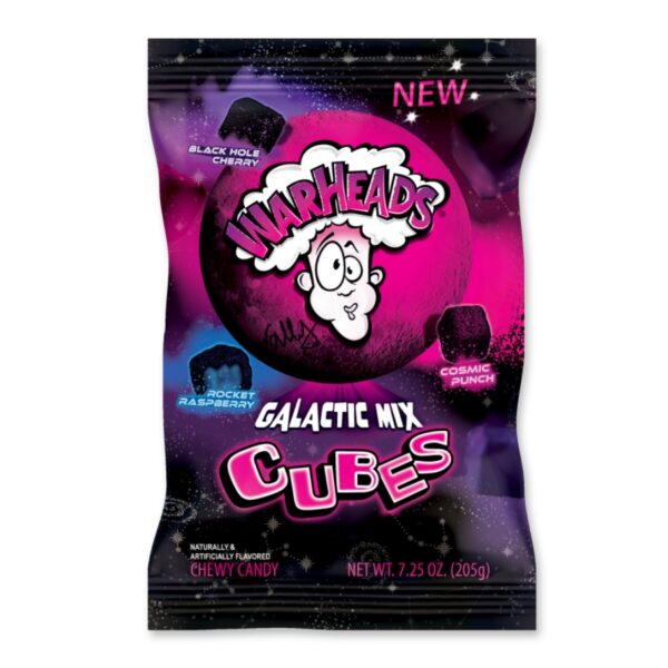 Warheads Cubes Galactic Mix 205g