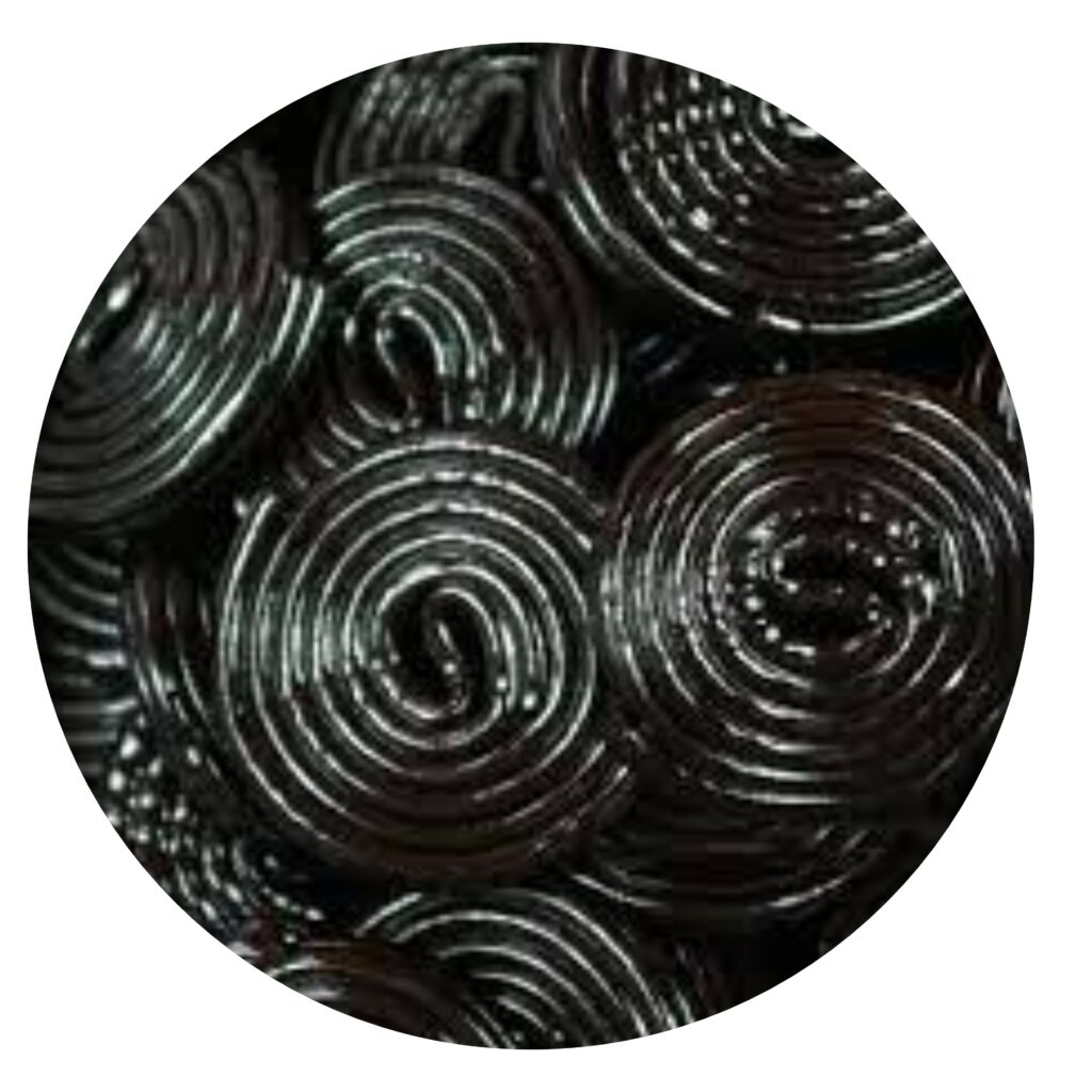 Liquorice Wheels 100g - Wicked Sweets & Lollies