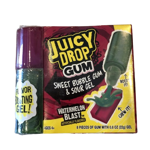 Juicy Drop Gum 8pce - Wicked Sweets & Lollies