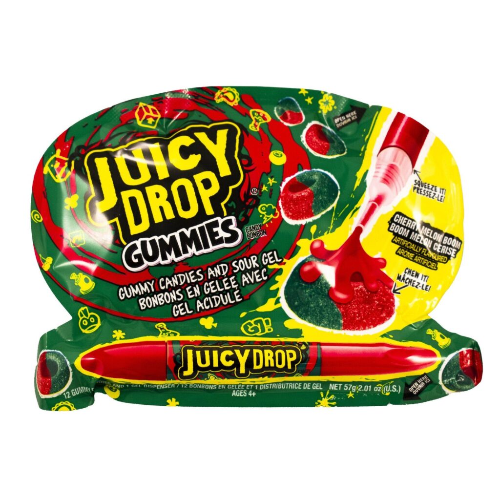 Juicy Drop Gummies 57g Wicked Sweets & Lollies