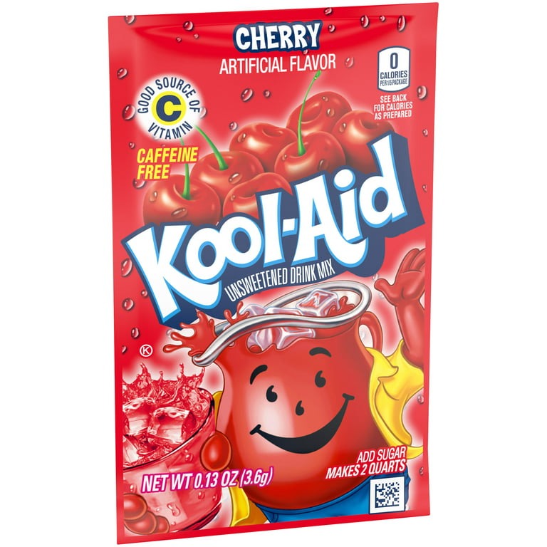 Kool-Aid Sachet Cherry 3.6g - Wicked Sweets & Lollies