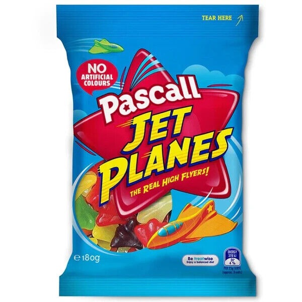 Pascall Jet Planes 180g Wicked Sweets & Lollies