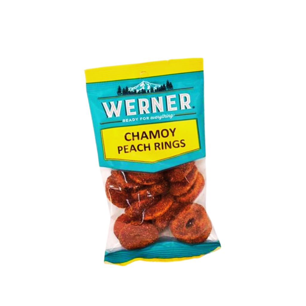 Werner Chamoy Peach Rings 170g - Wicked Sweets & Lollies