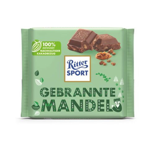 Ritter Sport Caramelized Almonds 100g