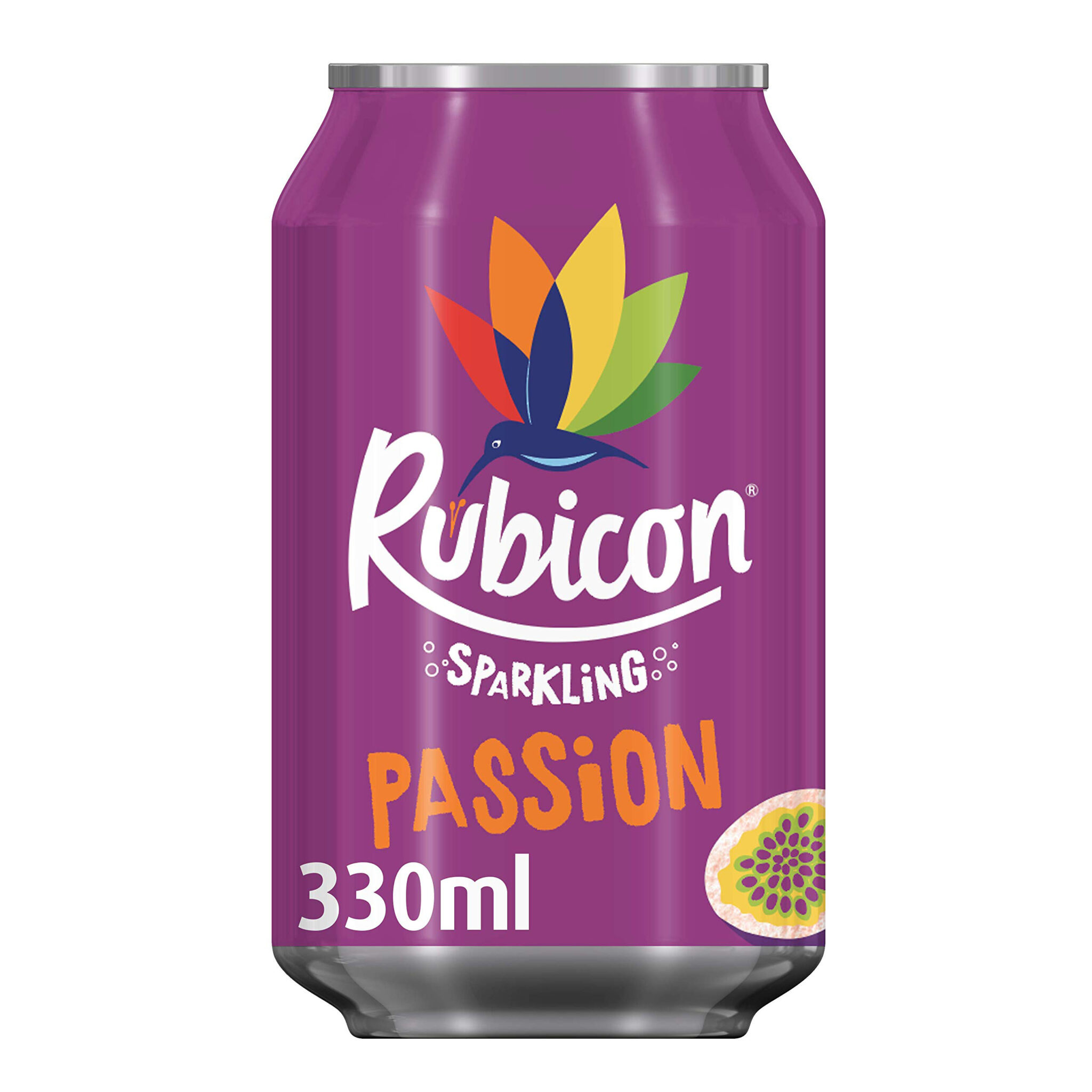 Rubicon Sparkling Passion Can 330ml (Each) - Wicked Sweets & Lollies