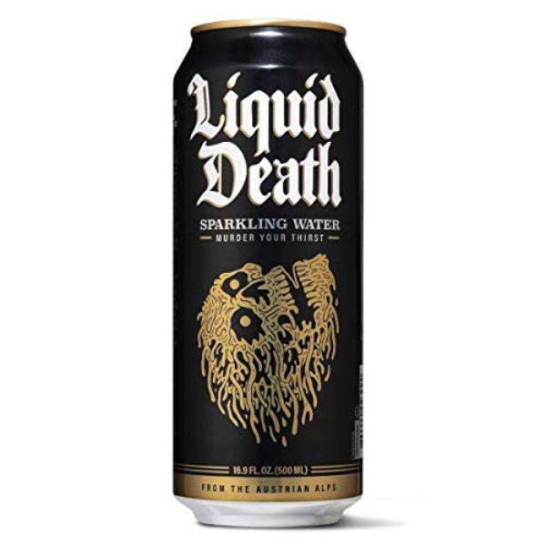 Liquid Death Sparkling Mountain Spring Water 500ml
