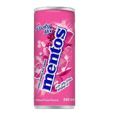 Mentos Drink Fruity Mix Can 240ml (Each)