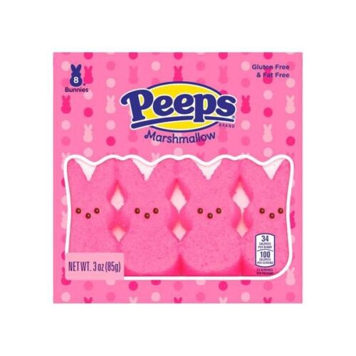 Peeps Marshmallow Bunny Pink 85g