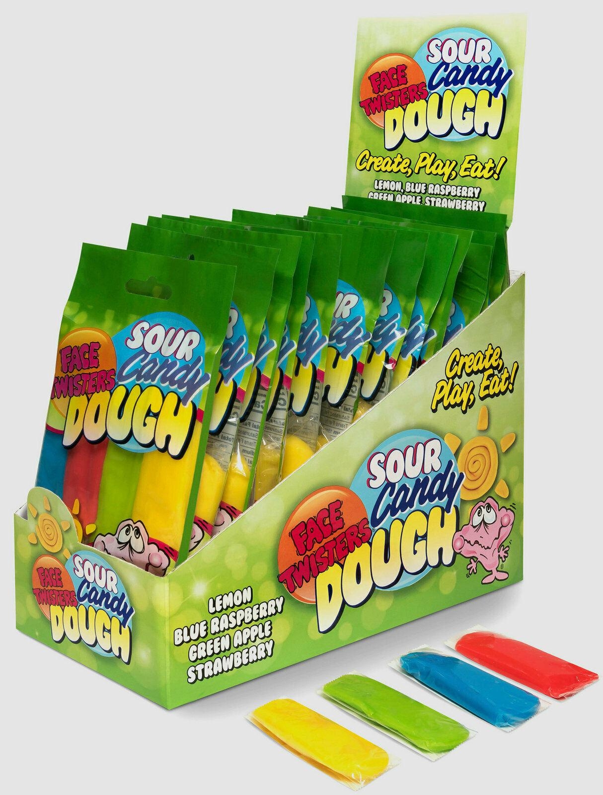 Face Twisters Sour Candy Dough 100g - Wicked Sweets & Lollies