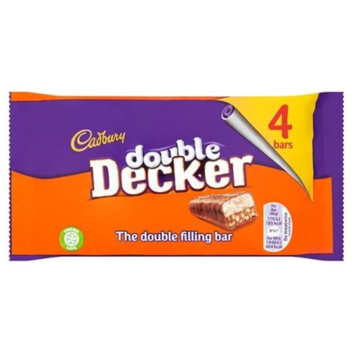 Cadbury Double Decker 37.3g x 4Pk Cadbury Double Decker 37.3g x 4Pk