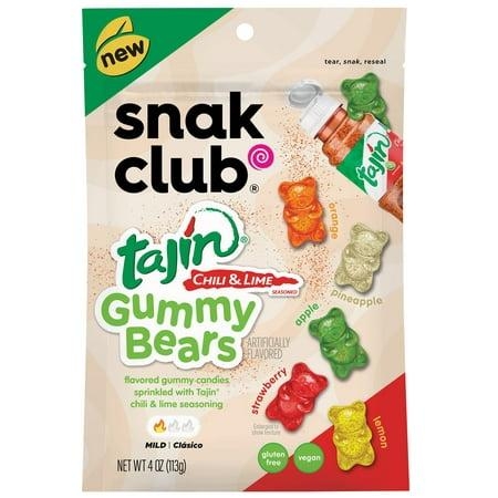 Snak Club Tajin Gummy Bears 113g