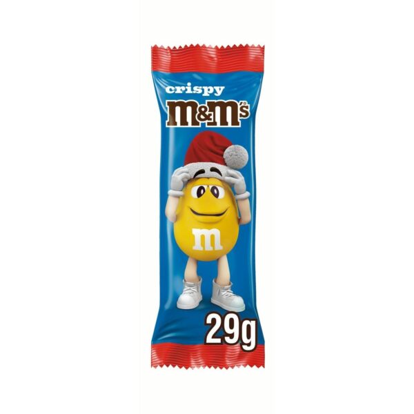 M&M's Crispy Milk Chocolate Christmas Santa 29g