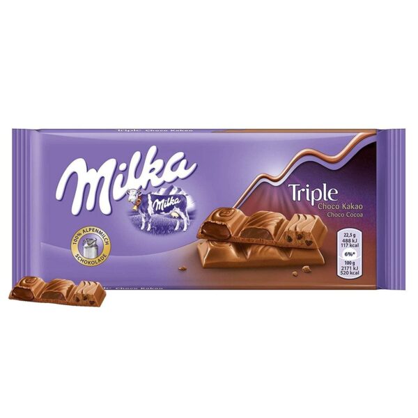 Milka Triple ChocoCocoa 90g