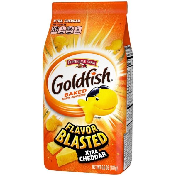 Pepperidge Farm Goldfish Crackers Xtra Cheddar 187g