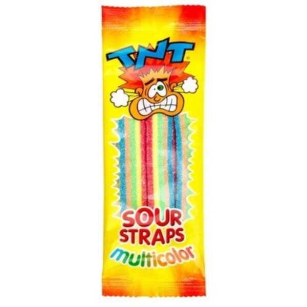 TNT Sour Straps Multicolour 75g