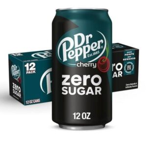 Dr Pepper Cherry Zero Sugar Can 355ml (12pk) Chupa Chups Sparkling Watermelon Can 345ml (Each)