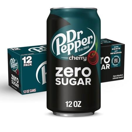 Dr Pepper Cherry Zero Sugar Can 355ml (12pk)