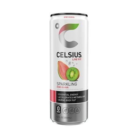 Celsius Sparkling Kiwi Guava Can 355ml (Each)