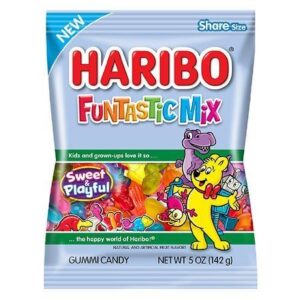 Haribo Funtastic Mix 142g The Melbourne Rock Candy Strawberries & Cream 170g
